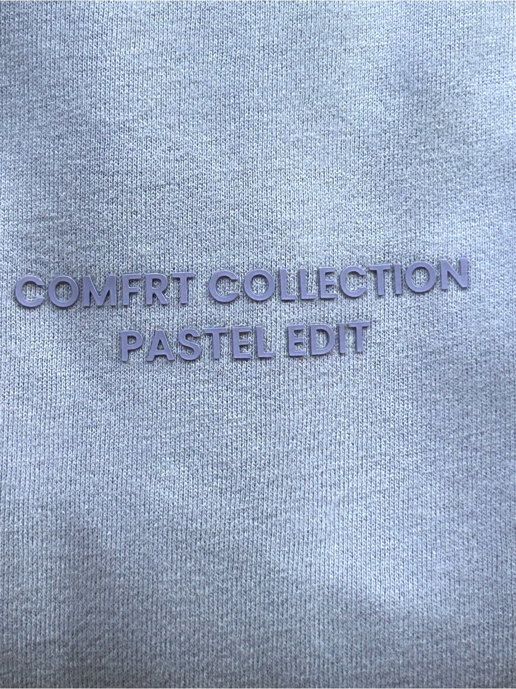 Nwt Comfrt Pastel Sweatpants Lavender Medium M Oversized Cozy Joggers — image 3 of 8